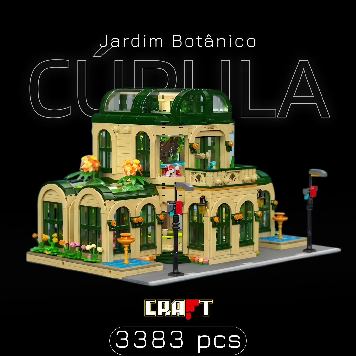 Jardim Bot&acirc;nico C&uacute;pula (3383 pe&ccedil;as)