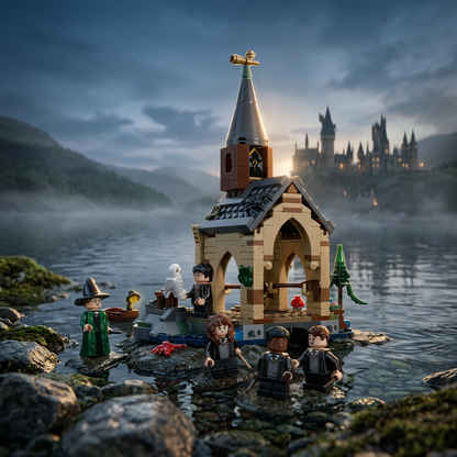 Harry Potter - Casa de Barco: Castelo de Hogwarts (350 pe&ccedil;as)