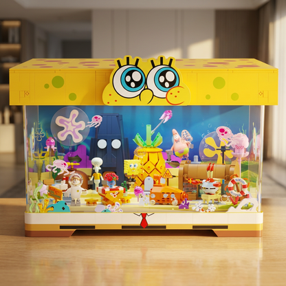 Bob Esponja - Praia da Fenda do Biquini (1140 pe&ccedil;as)