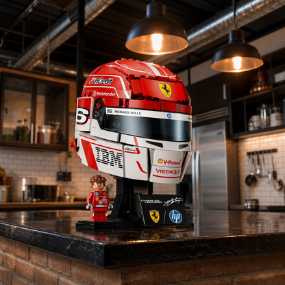 Capacete Ferrari HP - Charles Leclerc (886 pe&ccedil;as)