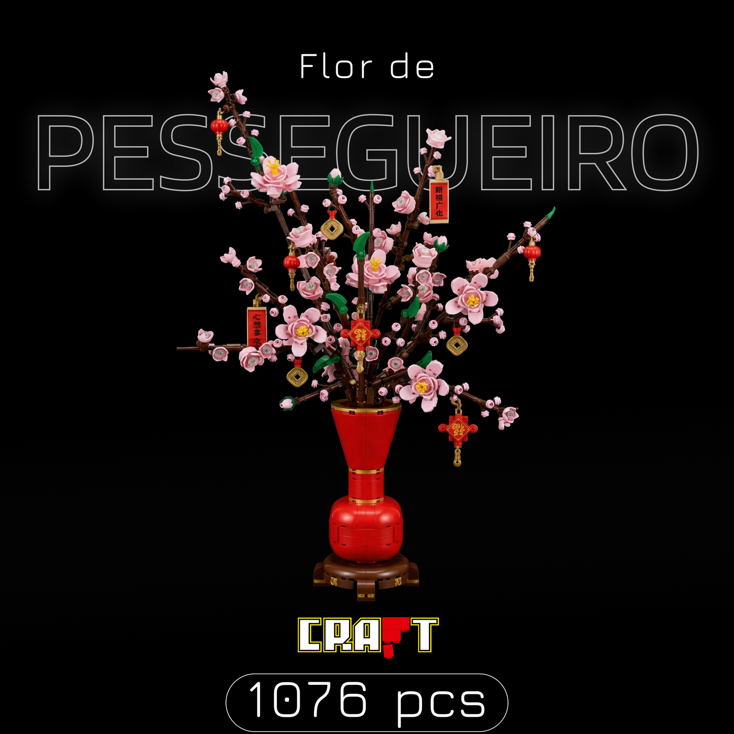 Flor de Pessegueiro (1076 pe&ccedil;as)