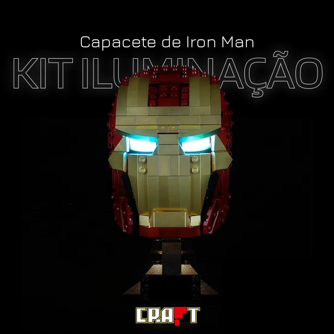 Kit de Ilumina&ccedil;&atilde;o para a Capacete de Iron Man