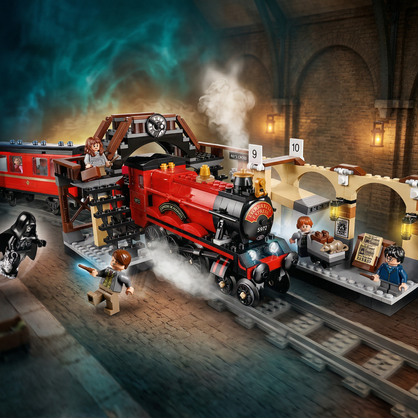 Harry Potter - Expresso de Hogwarts e Plataforma 9&frac34; (801 pe&ccedil;as)