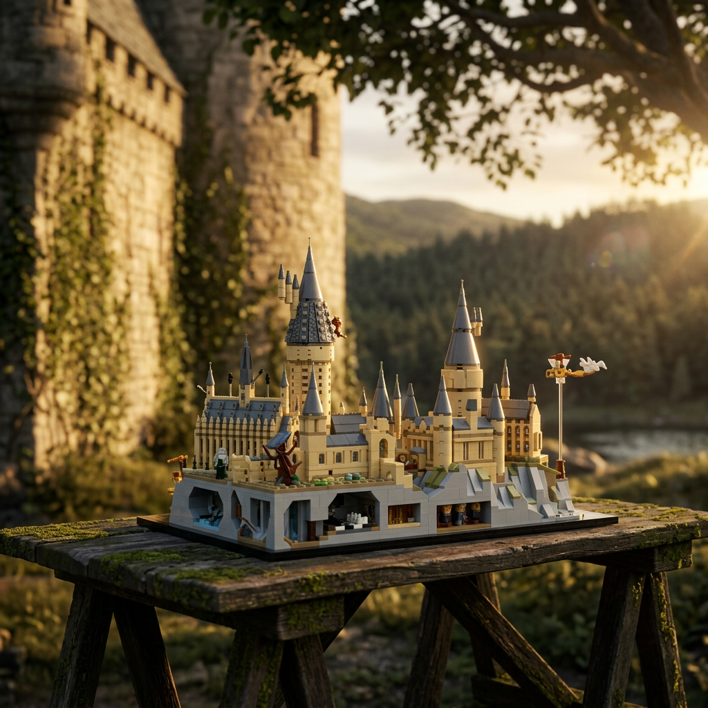 Harry Potter - O Castelo e os Campos de Hogwarts (2660 pe&ccedil;as)