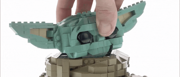 Baby Yoda gif lateral - Brics Craft