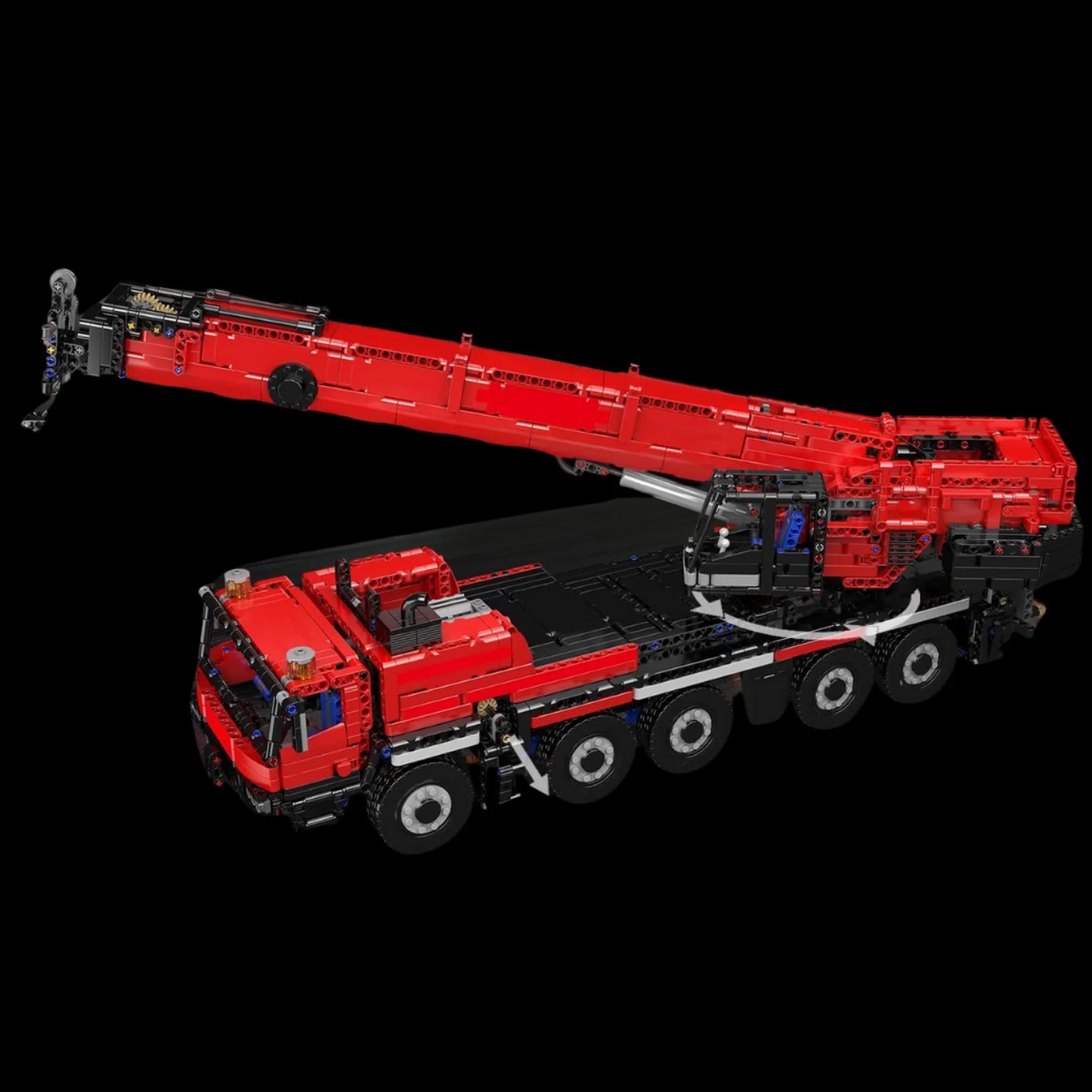 Guindaste M&oacute;vel LTM 1110 Vermelho (3218 pe&ccedil;as)