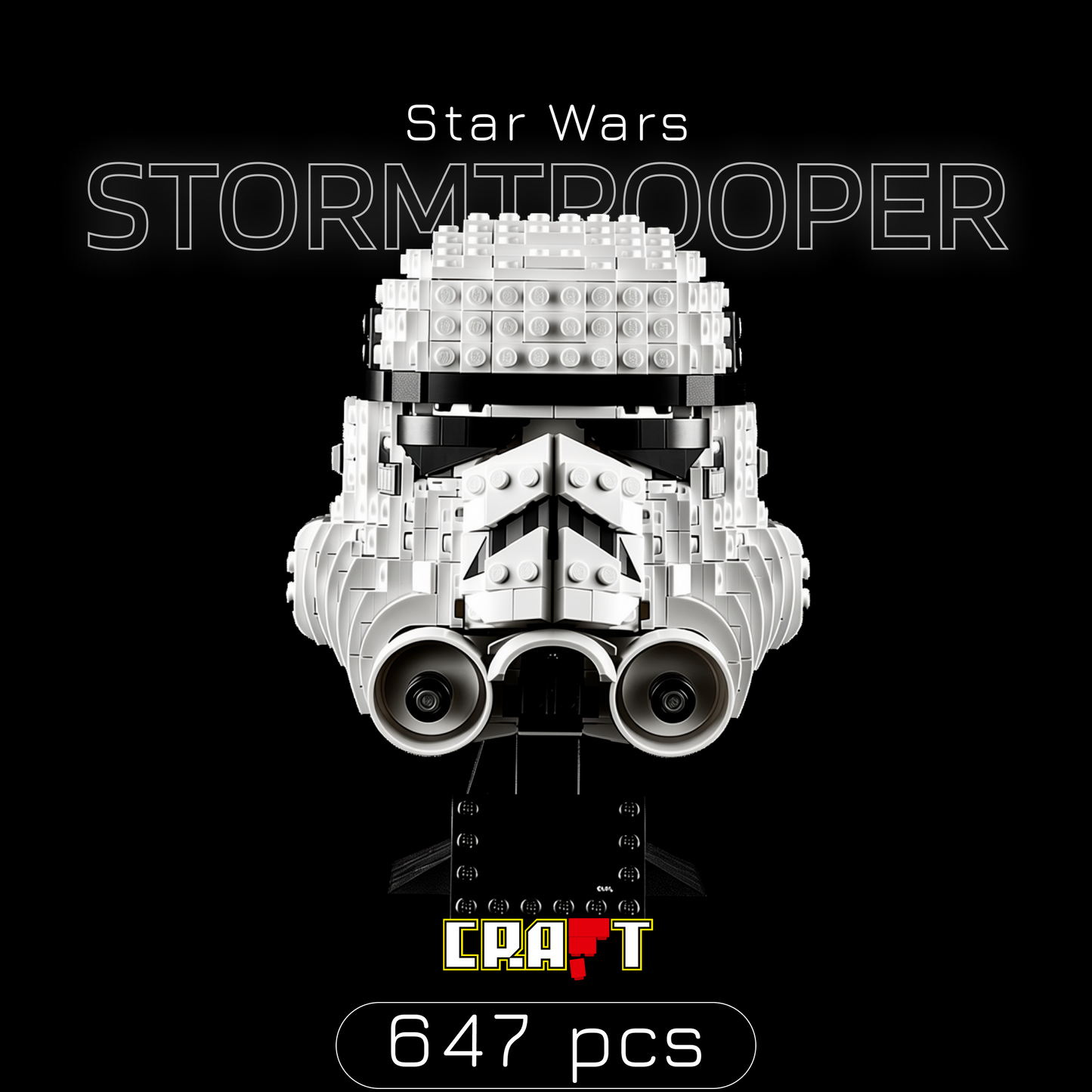 Star Wars - Capacete Stormtrooper (647 pe&ccedil;as)