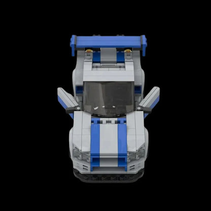 Nissan Skyline R34 (332 p&ccedil;s) - Brics Craft