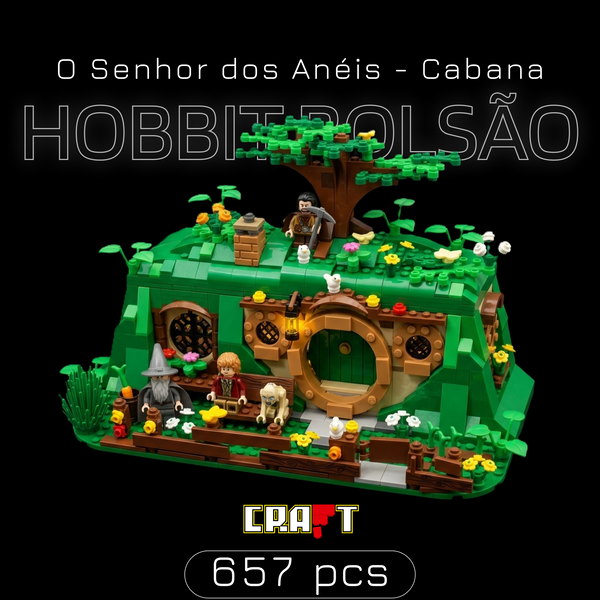 O Senhor dos An&eacute;is - Cabana Hobbit Bols&atilde;o (Bag End) (657 pe&ccedil;as)