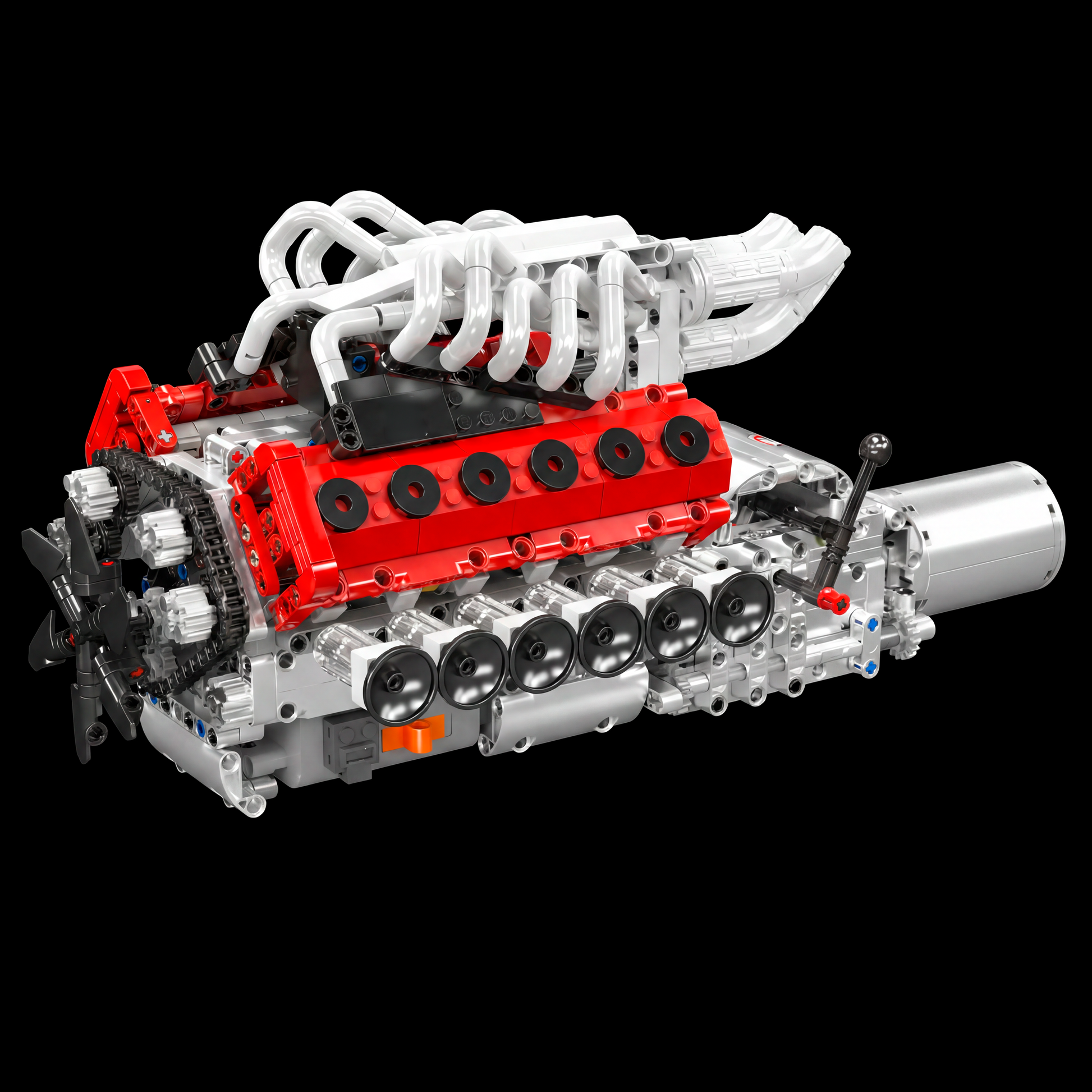 Motor V12 Aspirado Naturalmente (1366 pe&ccedil;as)