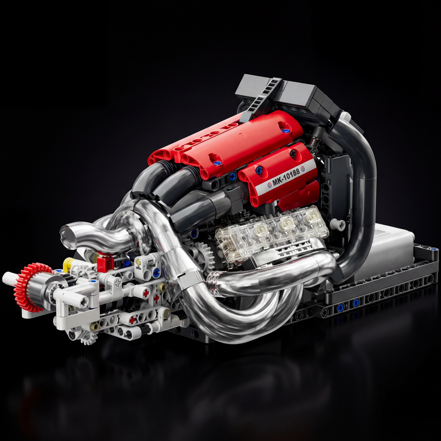 Motor V6 STR13 Motorizado (980 pe&ccedil;as)