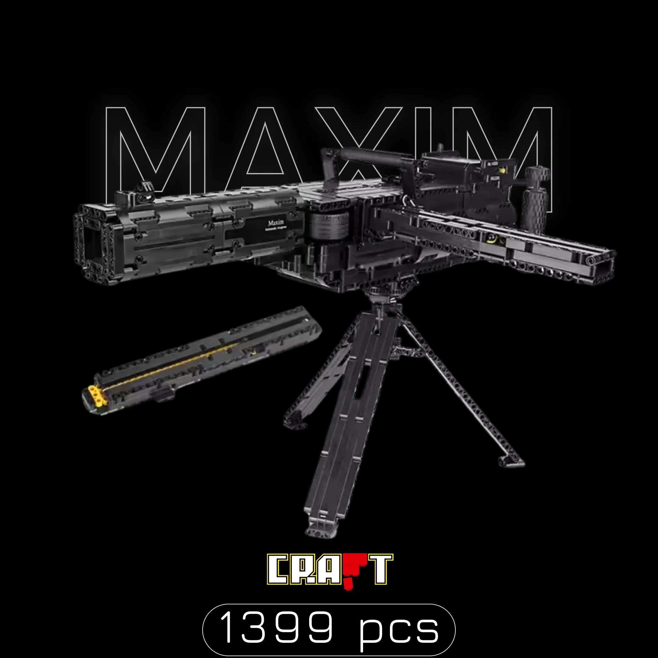 Metralhadora Machine Gun (1399 pe&ccedil;as)
