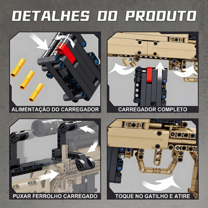 Fuzil de Precis&atilde;o M24 (1086 pe&ccedil;as)