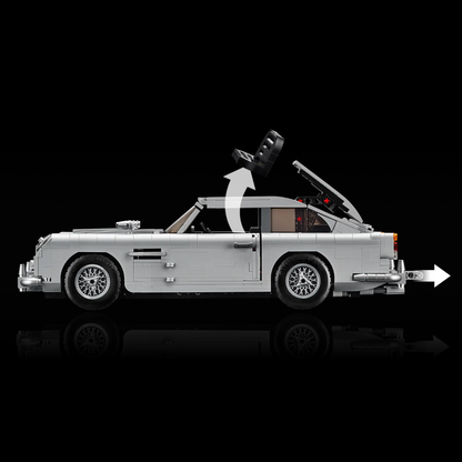 Aston Martin DB5 do James Bond 007 (1295 pe&ccedil;as)