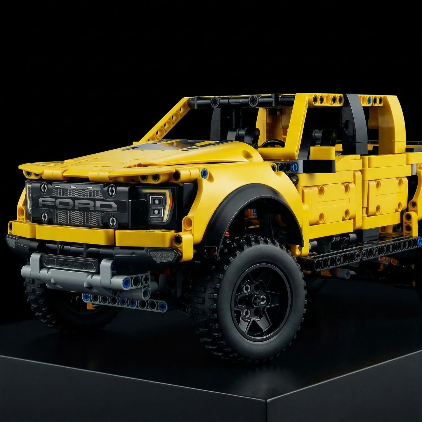 Ford F-150 Raptor Amarelo (1379 pe&ccedil;as)