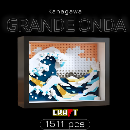 O Museu: A Grande Onda de Kanagawa (1511 micro-pe&ccedil;as)