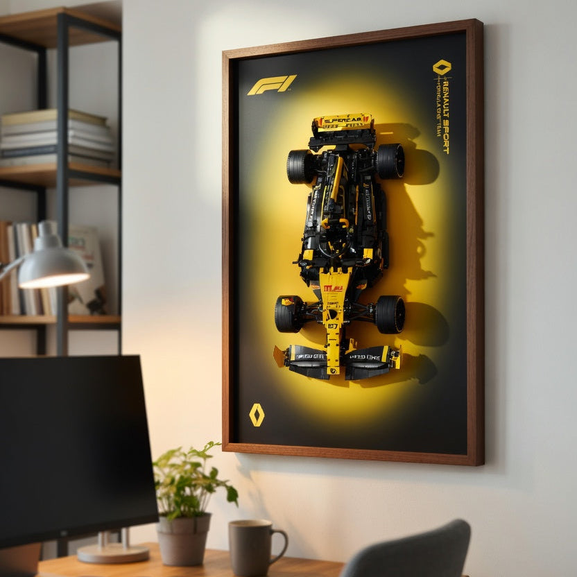 Quadro Fosco para a F&oacute;rmula-1 Renault