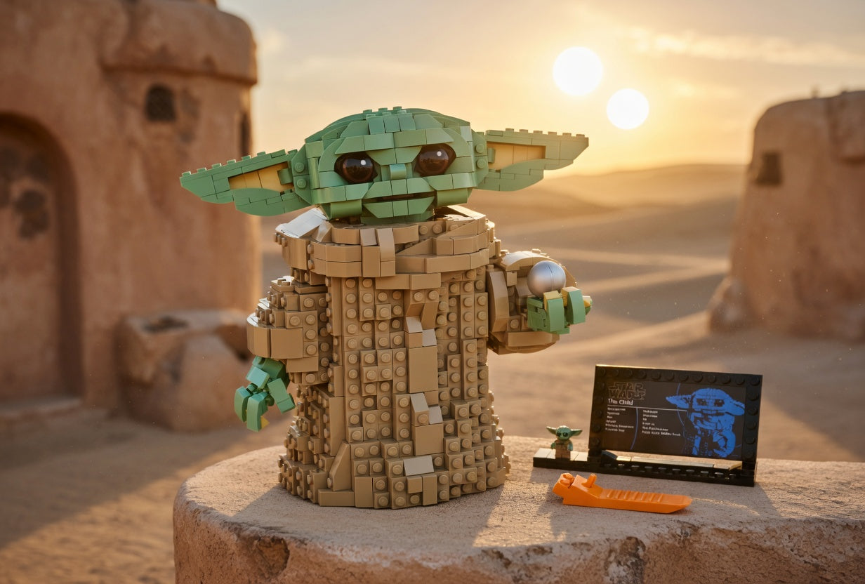 Baby Yoda render cena - Brics Craft