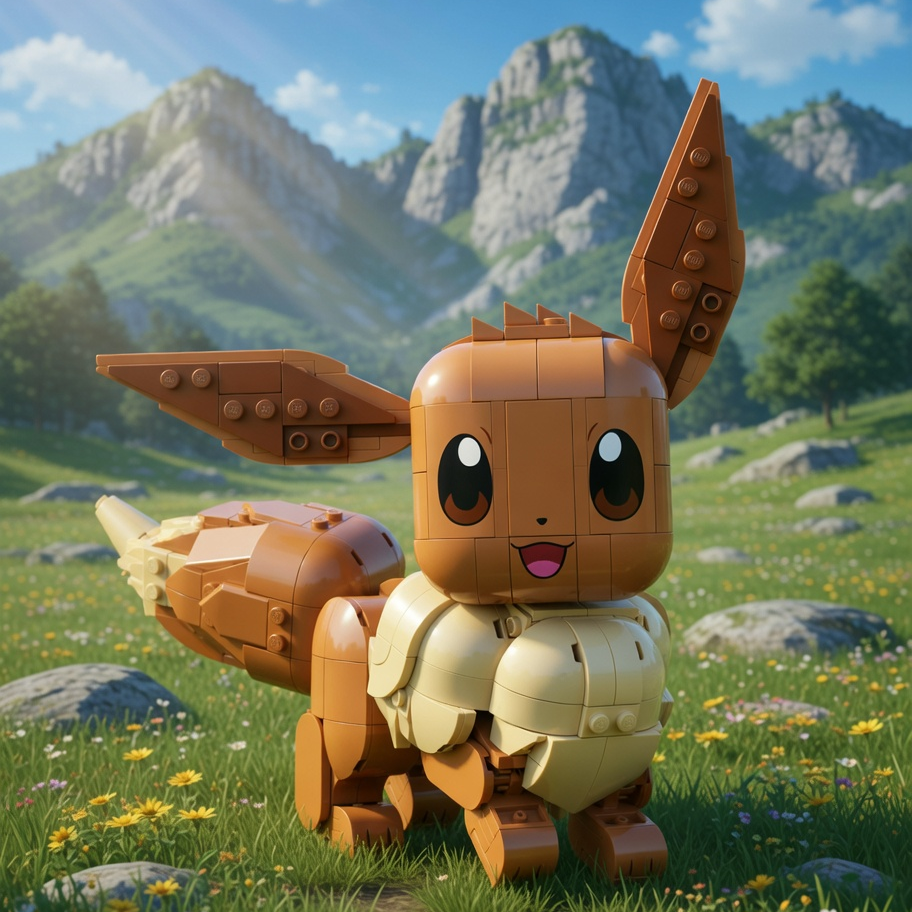 Pok&eacute;mon - Eevee (587 pe&ccedil;as)
