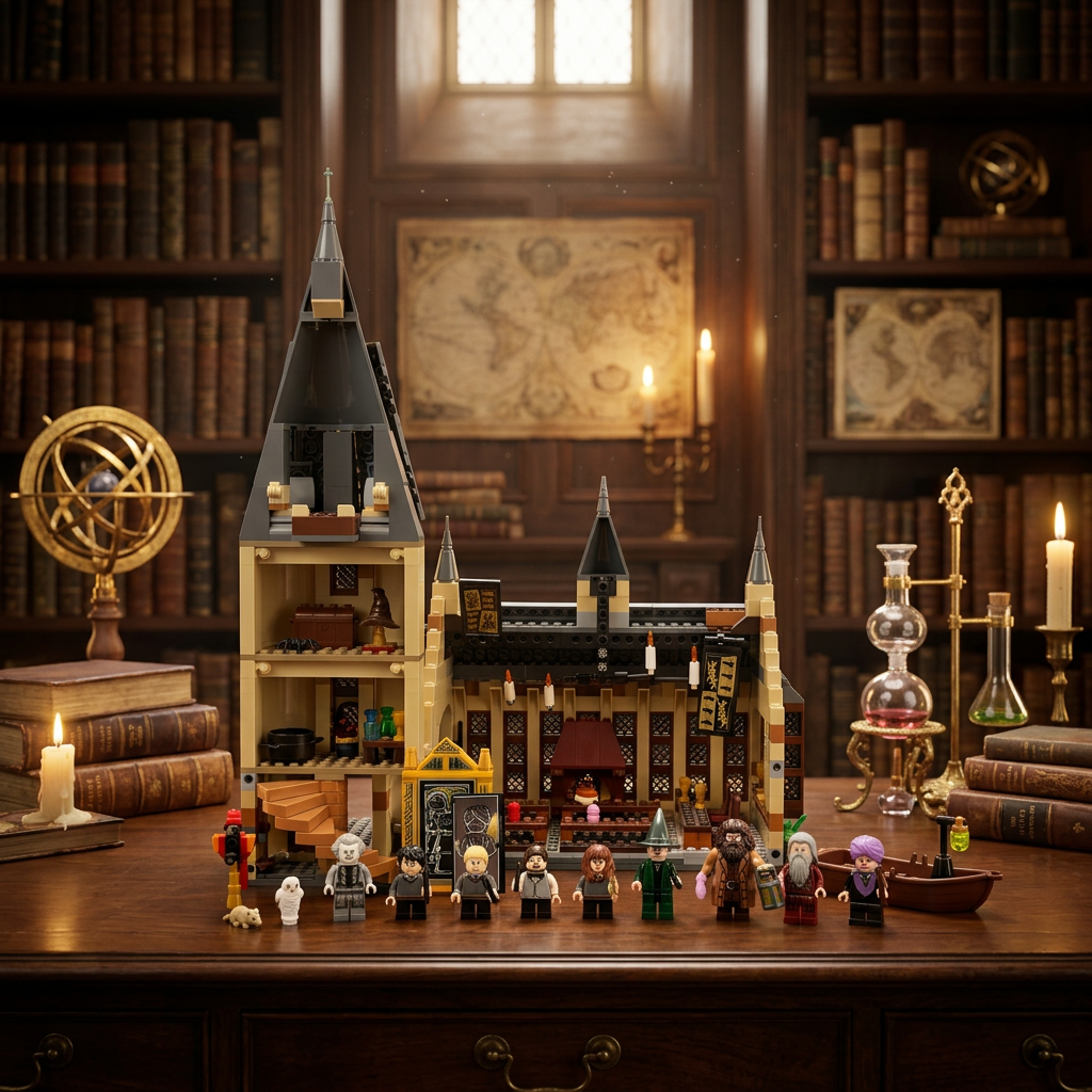 Harry Potter - O Grande Sal&atilde;o de Hogwarts (878 pe&ccedil;as)