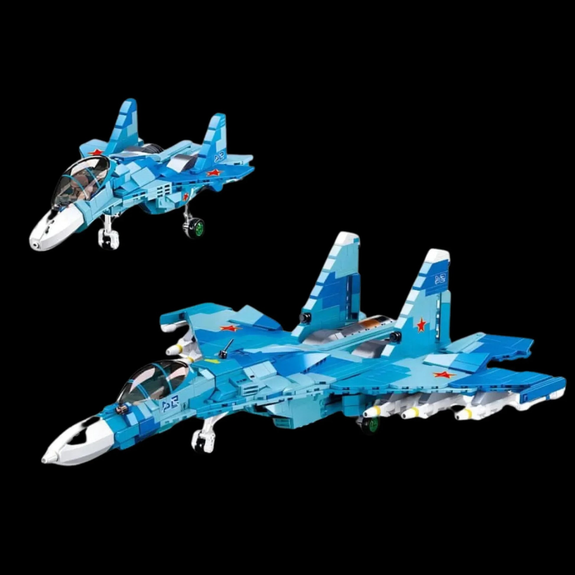 Ca&ccedil;a SU-27 - 2 em 1 (1040 pe&ccedil;as) - Brics Craft