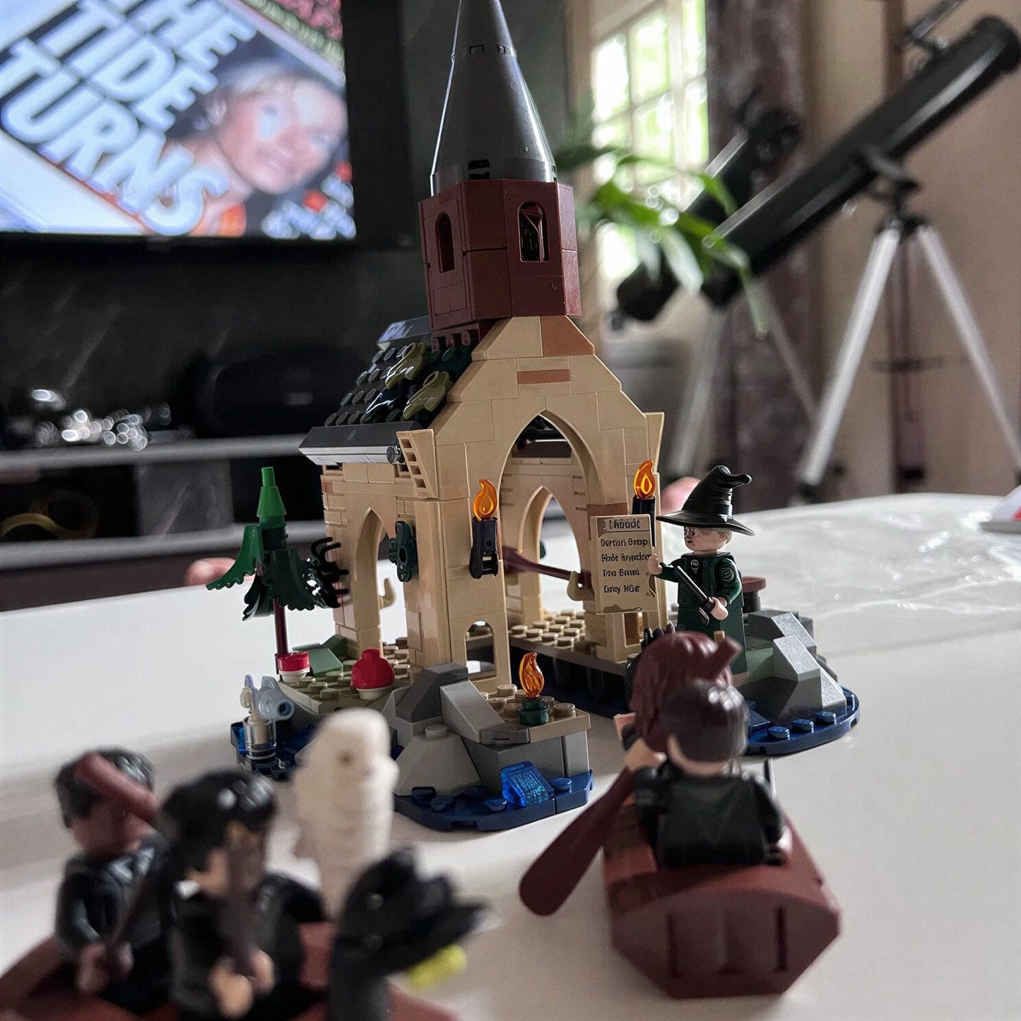 Harry Potter - Casa de Barco: Castelo de Hogwarts (350 pe&ccedil;as)