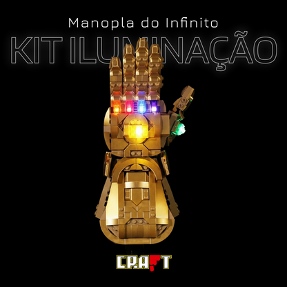 Kit de Ilumina&ccedil;&atilde;o para a Manopla do Infinito (589 pe&ccedil;as)