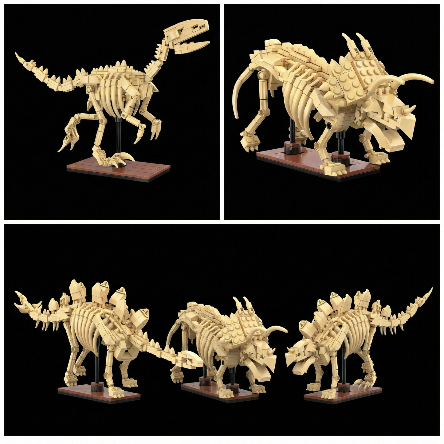 Dinossauros - Esqueletos 3 em 1 (825 pe&ccedil;as)