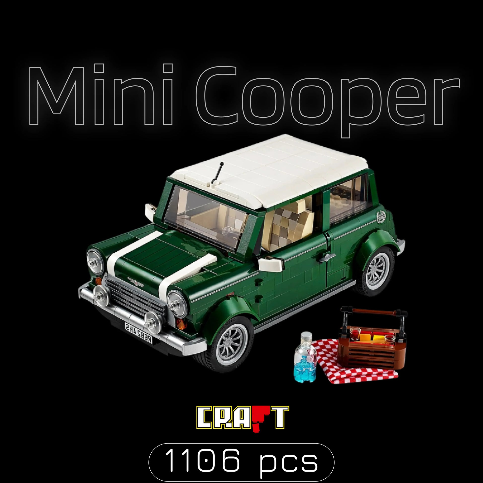 Mini Cooper (1077 p&ccedil;s) - Brics Craft