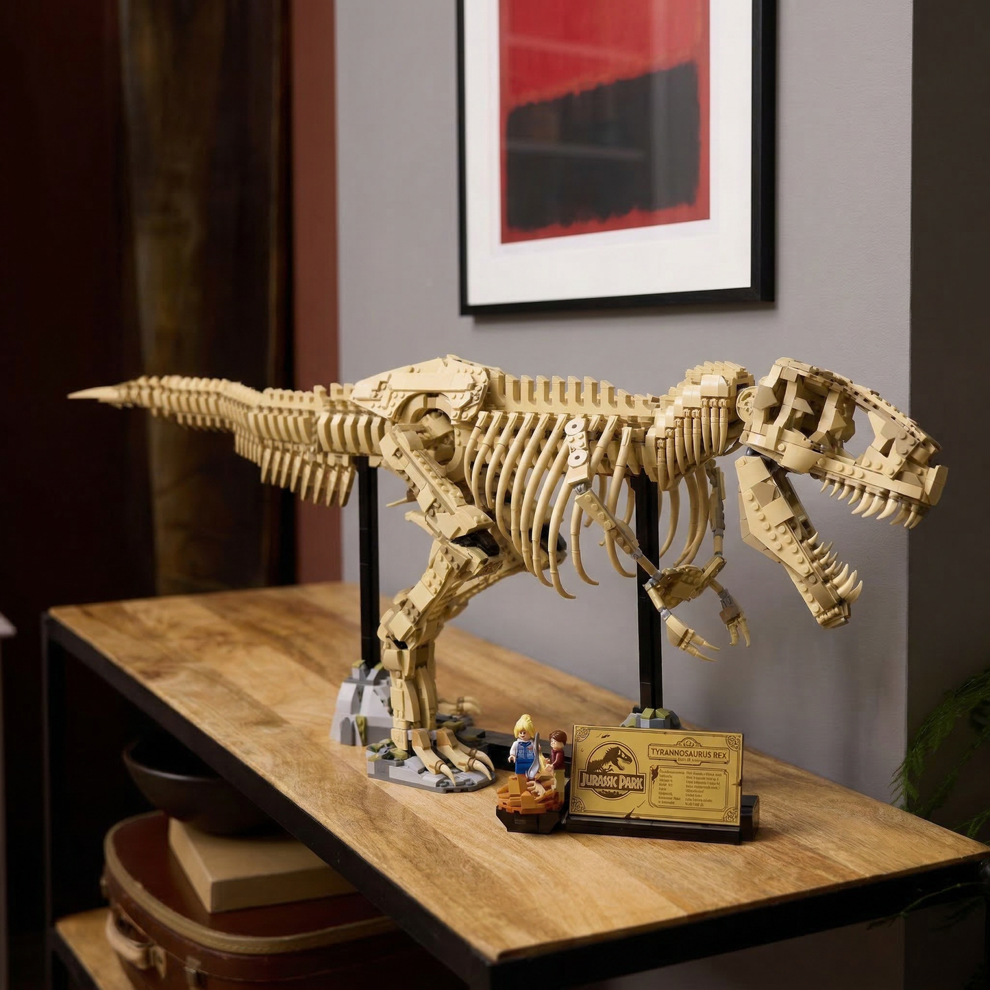 Oferta Exclusiva deste An&uacute;ncio | F&oacute;ssil do Tiranossauro Rex - Jurassic Park (3145 pe&ccedil;as)
