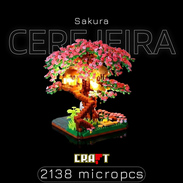 Sakura - Cerejeira (2138 micro-pe&ccedil;as)