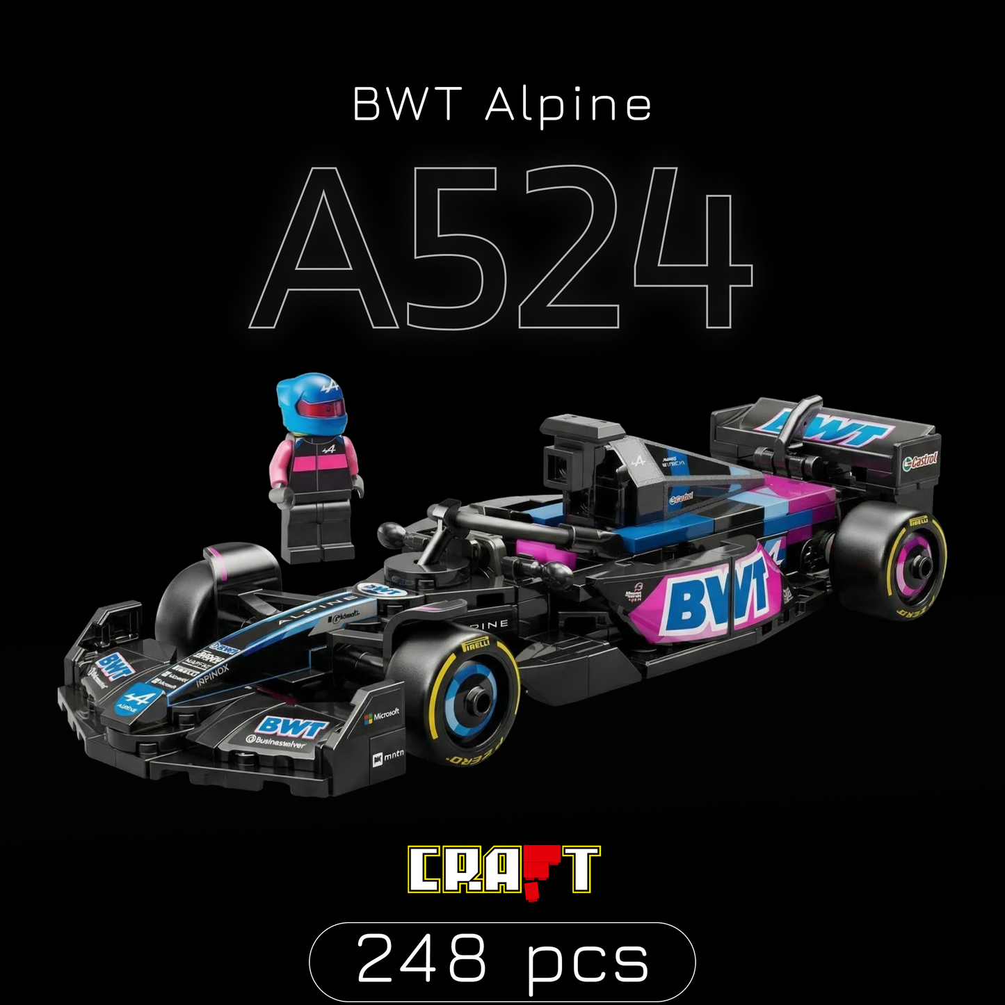 Speed Champion - BWT Alpine A524 (248 pe&ccedil;as)