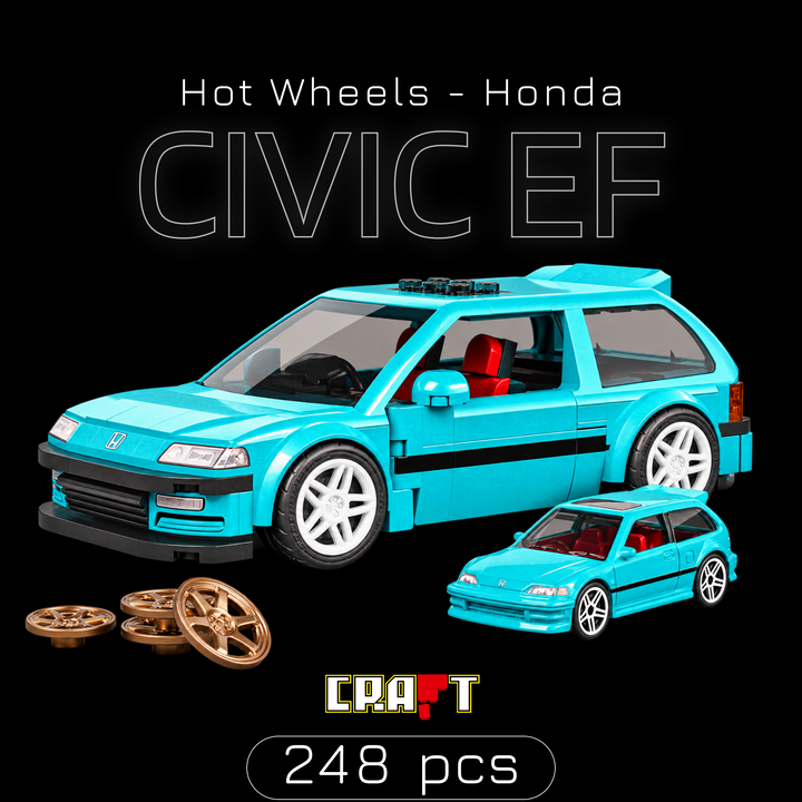 Hot Wheels - Honda Civic EF (248 pe&ccedil;as) | Capa 1