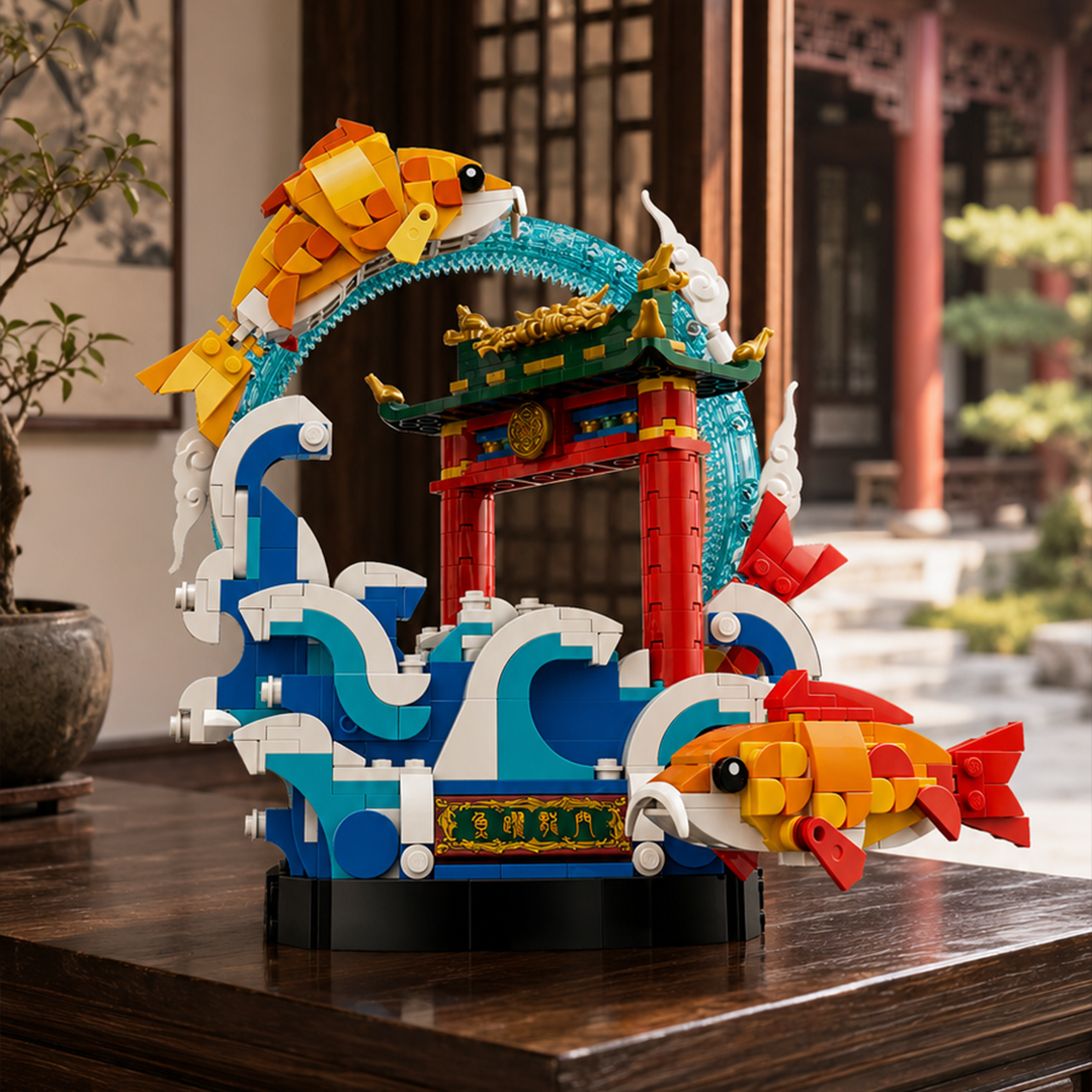Prosperity Carp Leaping (736 pe&ccedil;as) - Imagem 08.png