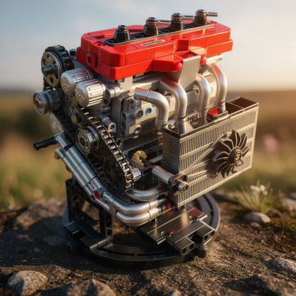 Motor 4G63T Turbo Inline-4 (811 pe&ccedil;as)