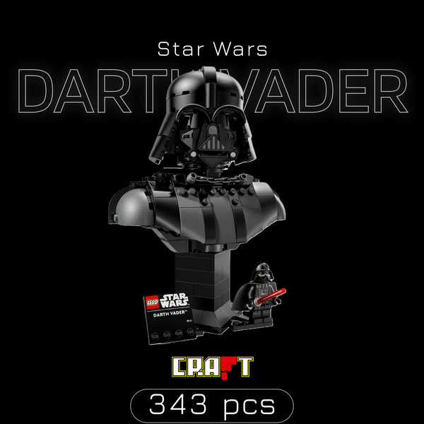 Star Wars: Busto Darth Vader (349 pe&ccedil;as)