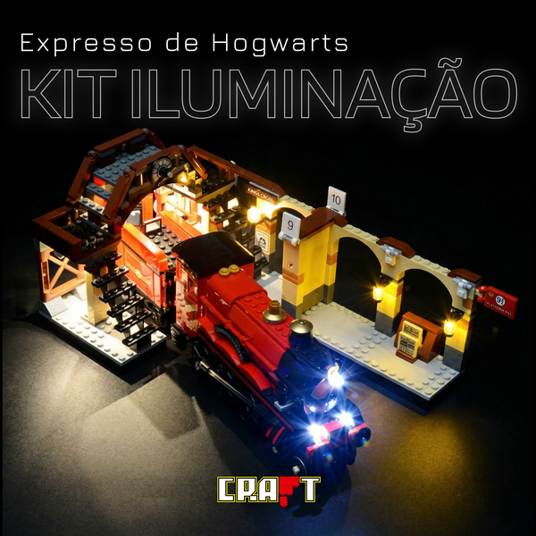 Kit de Ilumina&ccedil;&atilde;o para o Expresso de Hogwarts (801 pe&ccedil;as)