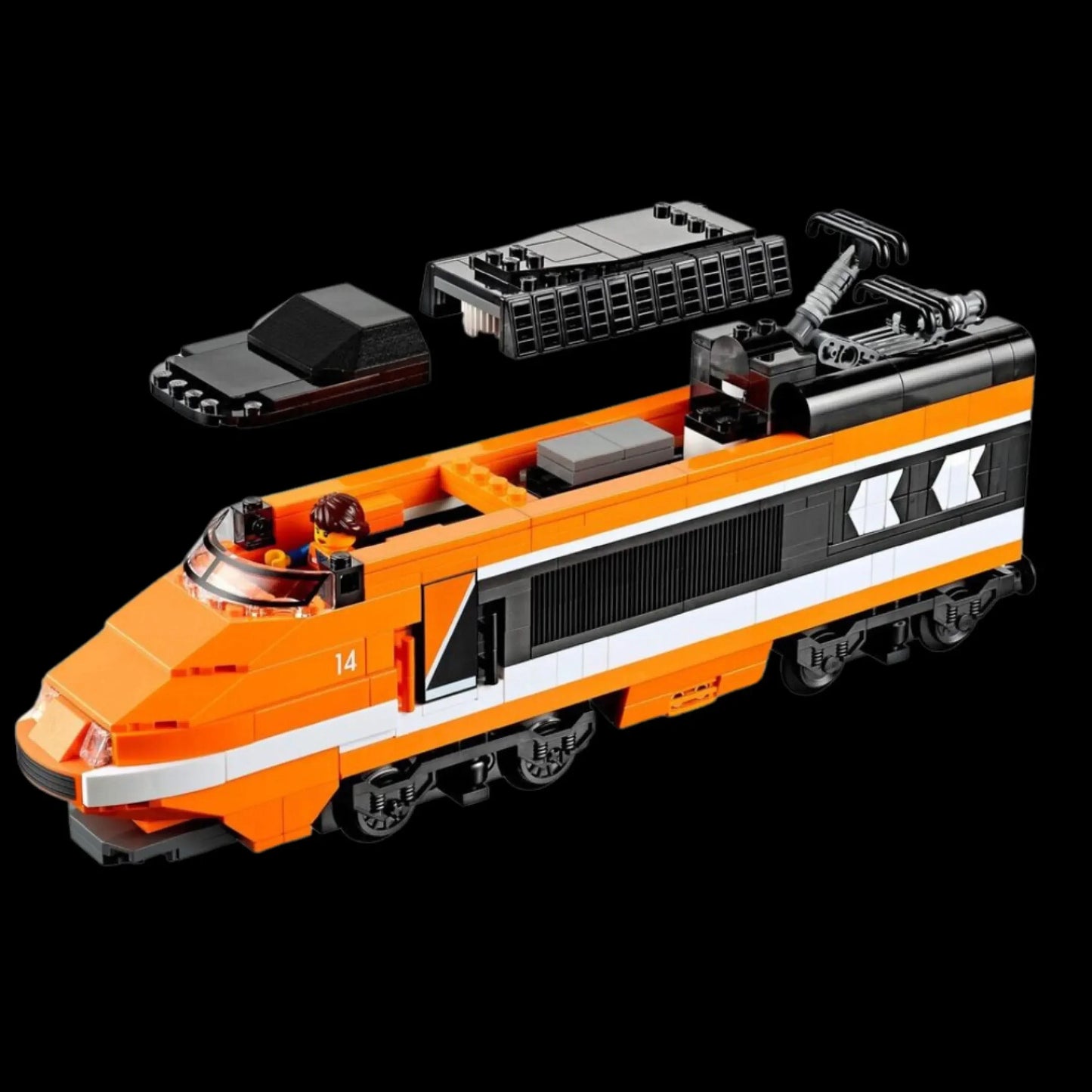 Trem com Motor El&eacute;trico (1260 pe&ccedil;as)