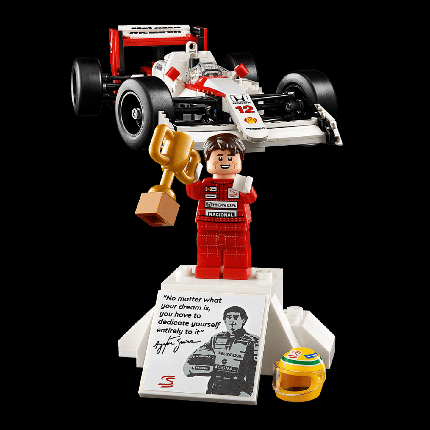 F&oacute;rmula 1 - McLaren MP4/4 + Ayrton Senna (693 pe&ccedil;as)