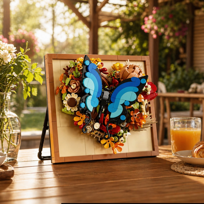 Moldura Floral 3D - Borboleta (765 pe&ccedil;as)