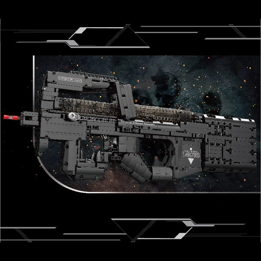 Submetralhadora FN P90 (1589 pe&ccedil;as)