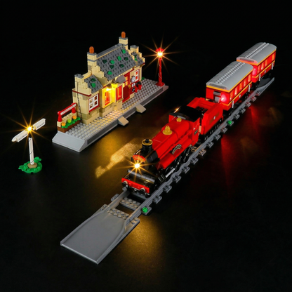 Kit de Ilumina&ccedil;&atilde;o para o Expresso de Hogwarts e Esta&ccedil;&atilde;o de Hogsmeade (1074 pe&ccedil;as)