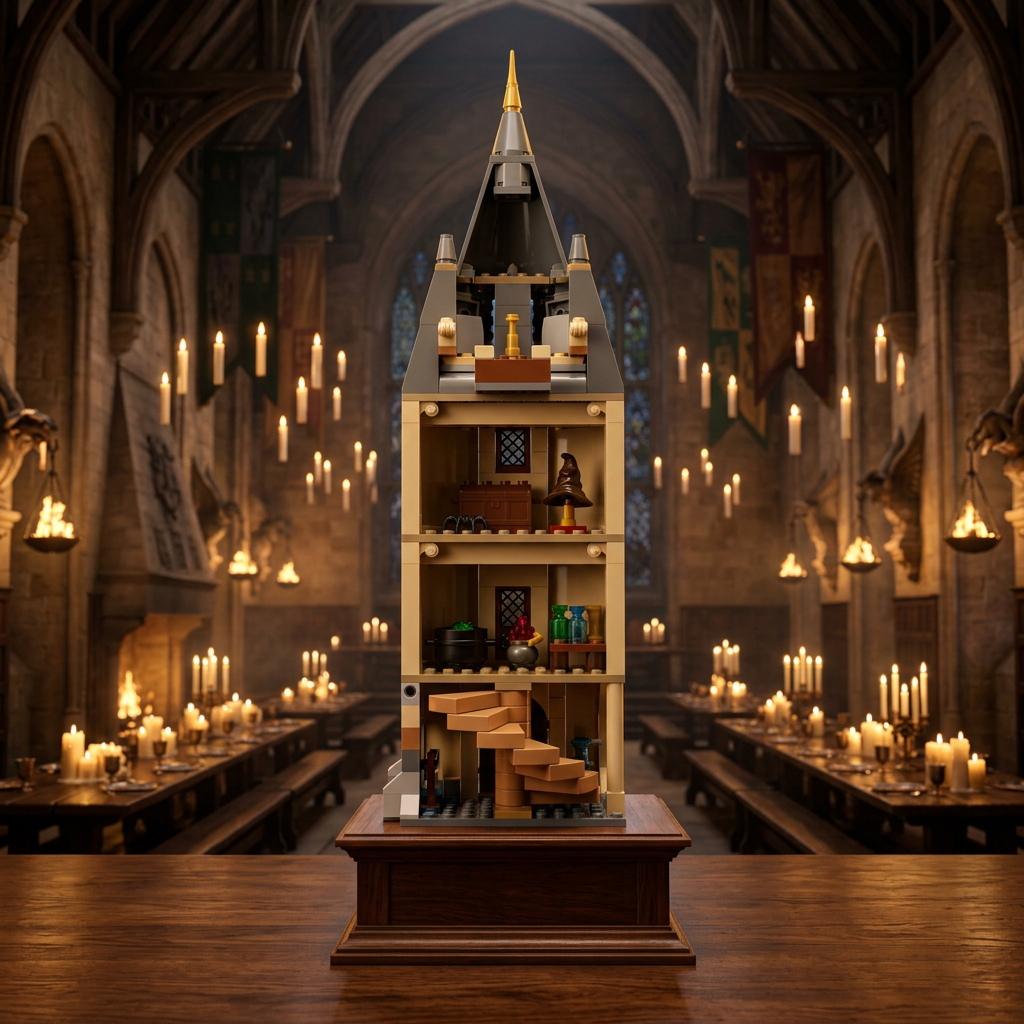 Harry Potter - O Grande Sal&atilde;o de Hogwarts (878 pe&ccedil;as)