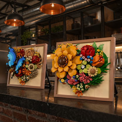 Moldura Floral 3D - Borboleta (765 pe&ccedil;as)