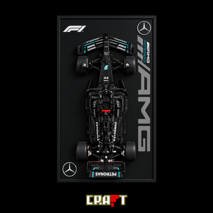 Quadro Fosco para a F&oacute;rmula-1 Mercedes-AMG W14