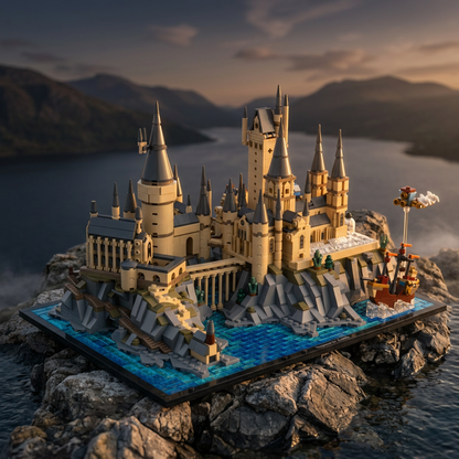 Harry Potter - O Castelo e os Campos de Hogwarts (2660 pe&ccedil;as)