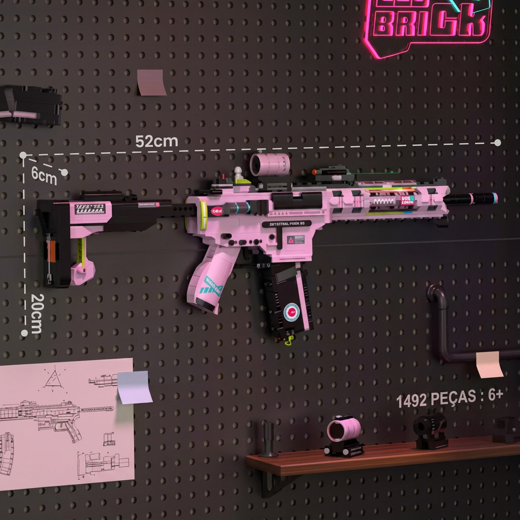M4A1 Saccharine (1492 pe&ccedil;as)