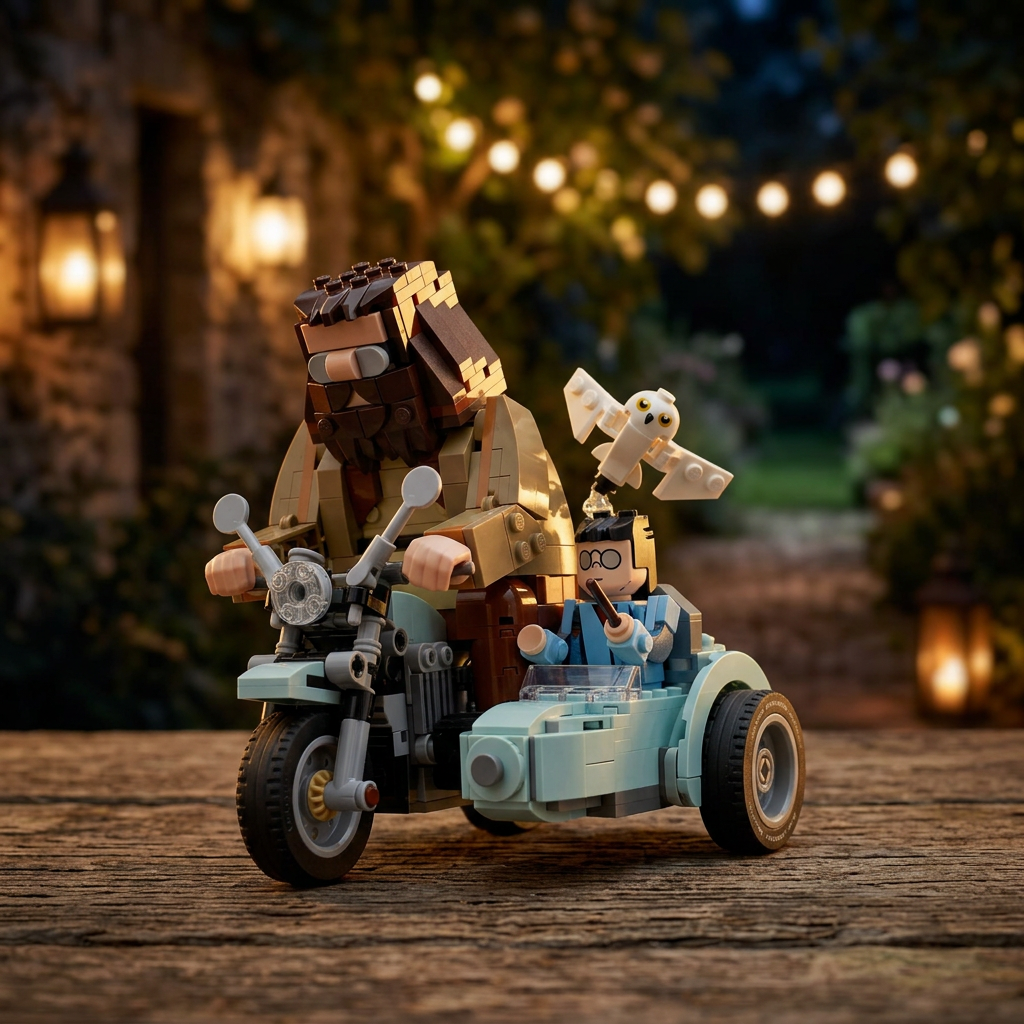 Harry Potter - Hagrid & Harry's Motocicleta (617 pe&ccedil;as)