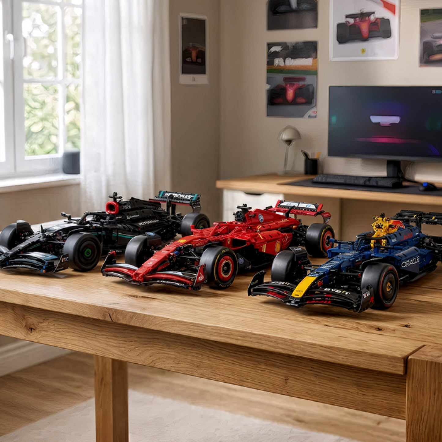 Compre Junto! As Tr&ecirc;s F&oacute;rmula-1 Mais Vendidas (Ferrari SF24, Mercedes AMG W14, Red Bull RB20)