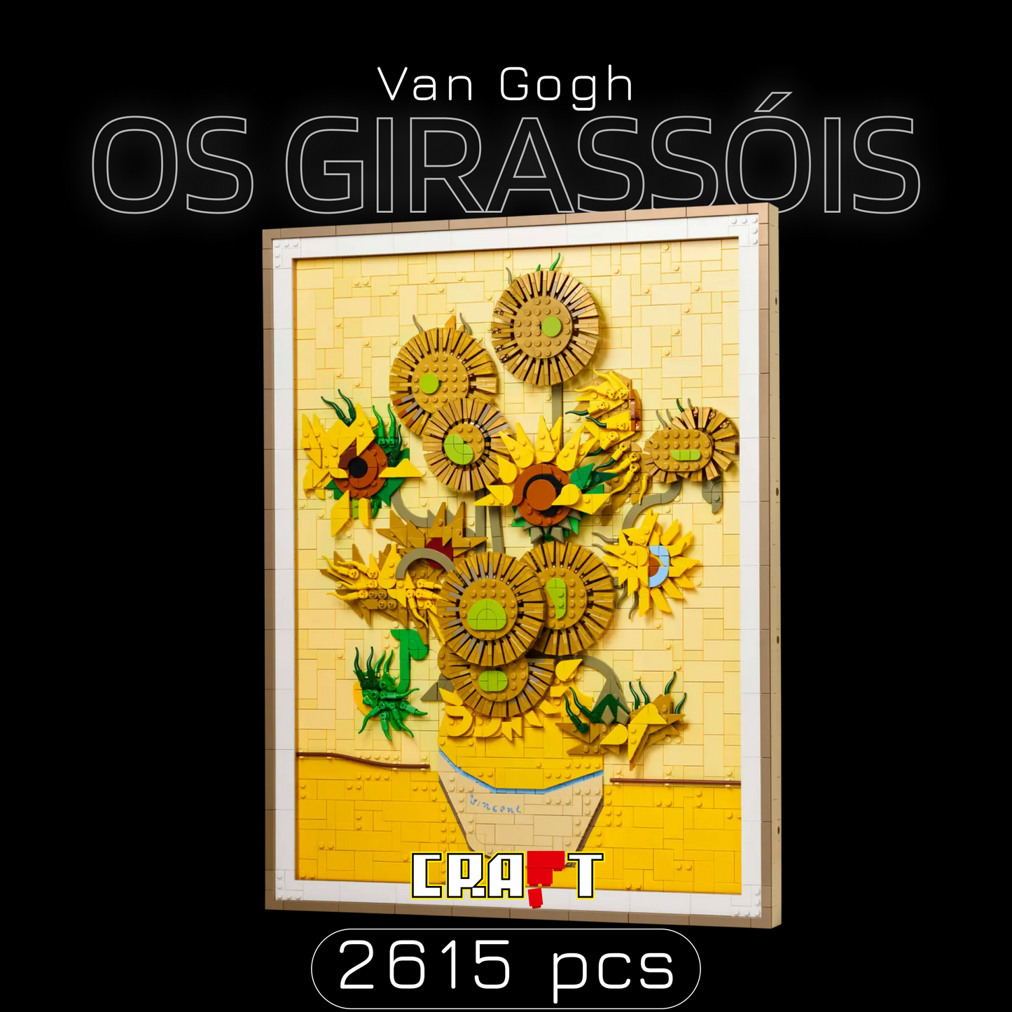 Os Girass&oacute;is de Van Gogh (2615 pe&ccedil;as)